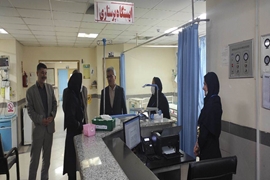 بازدید رئیس دانشگاه علوم پزشکی گیلان از بیمارستان کوثر آستانه‌اشرفیه