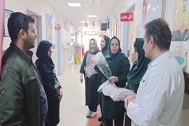 تقدیر و تشکر از پرسنل بخش زایمان بیمارستان کوثر آستانه اشرفیه به مناسبت روز جهانی ماما