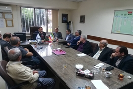 جلسه تیم مدیریتی بیمارستان کوثر شهرستان آستانه اشرفیه با نماینده شهرستان و مجمع خیرین سلامت