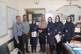 گزارش تصویری بازدید از بخش ها و تقدیر و تشکر از رابطین ایمنی بیمارستان کوثر به مناسبت روز جهانی ایمنی